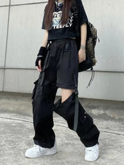 Gothic Techwear Cargo Pants
