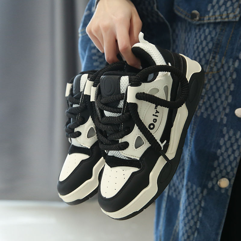 Aesthetic Korean Platform Sneakers