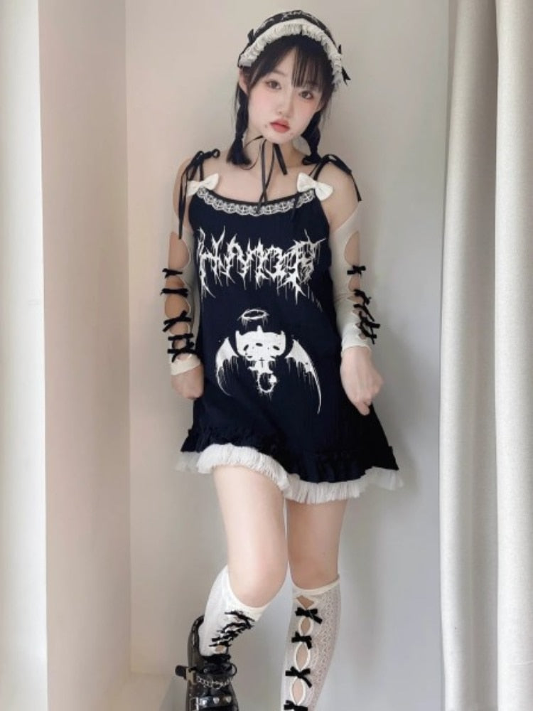 Y2k Gothic Punk Dress