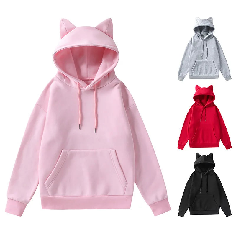 Kawaii Cat Ears Hoodie