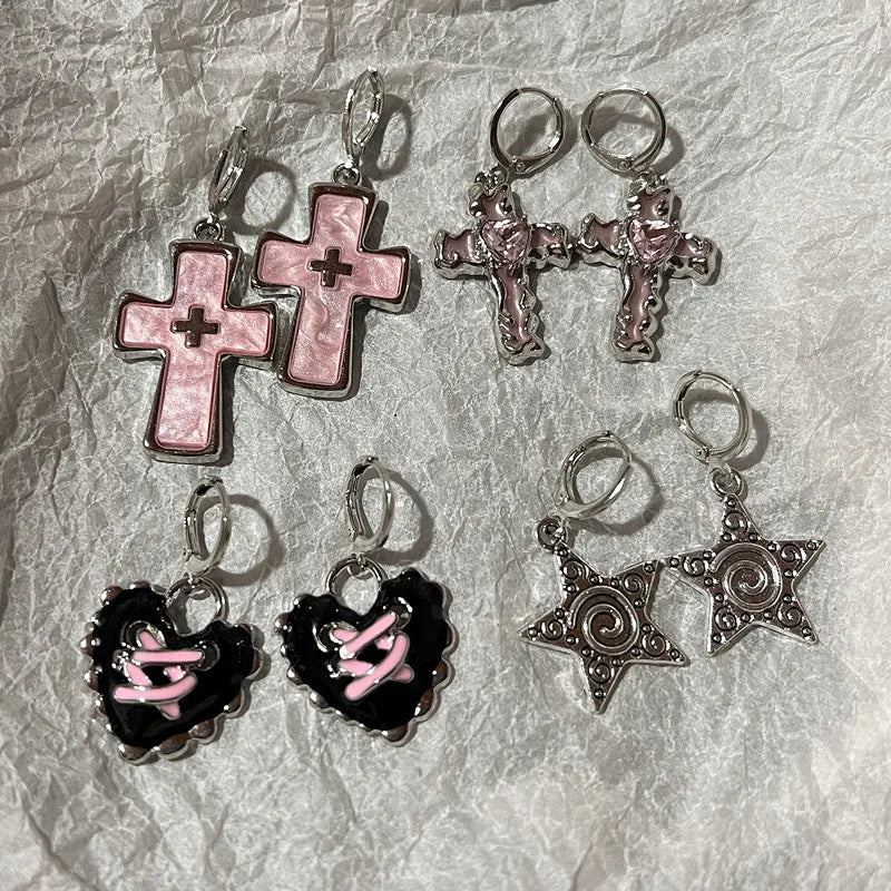 Harajuku Silver Earrings