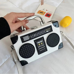 Boombox Style Shoulder Bag