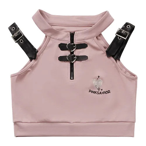 Pastel Gothic Japanese Outfit Set - Shorts, Pants & Tops