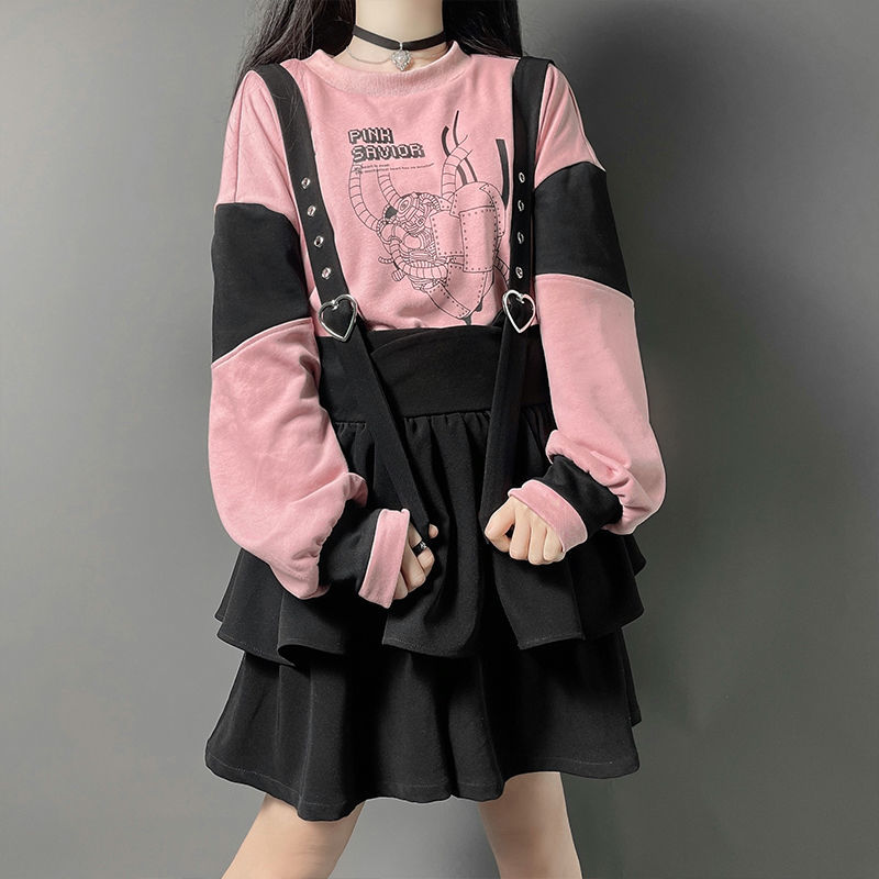 Pastel Gothic Anime Clothing Set