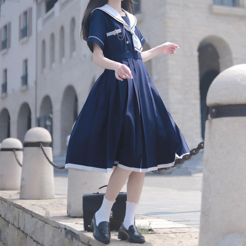 Japanese Sailor Collar Dress