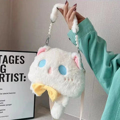 Cute Lolita Plush Cat Shoulder Bag