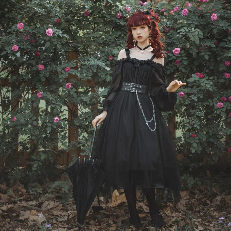 Gothic Lolita Long Sleeve Dress