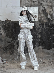 Ripped Two-Piece Cargo Pants