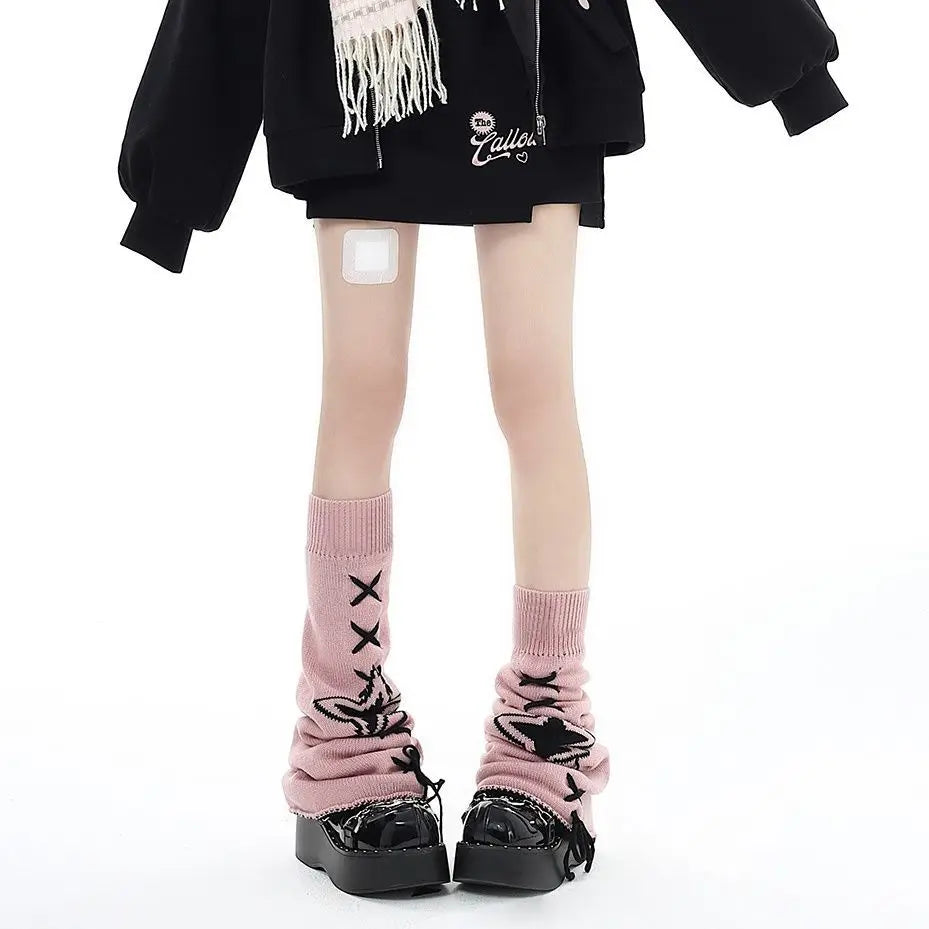 Y2K Cute Japanese Leg Warmers