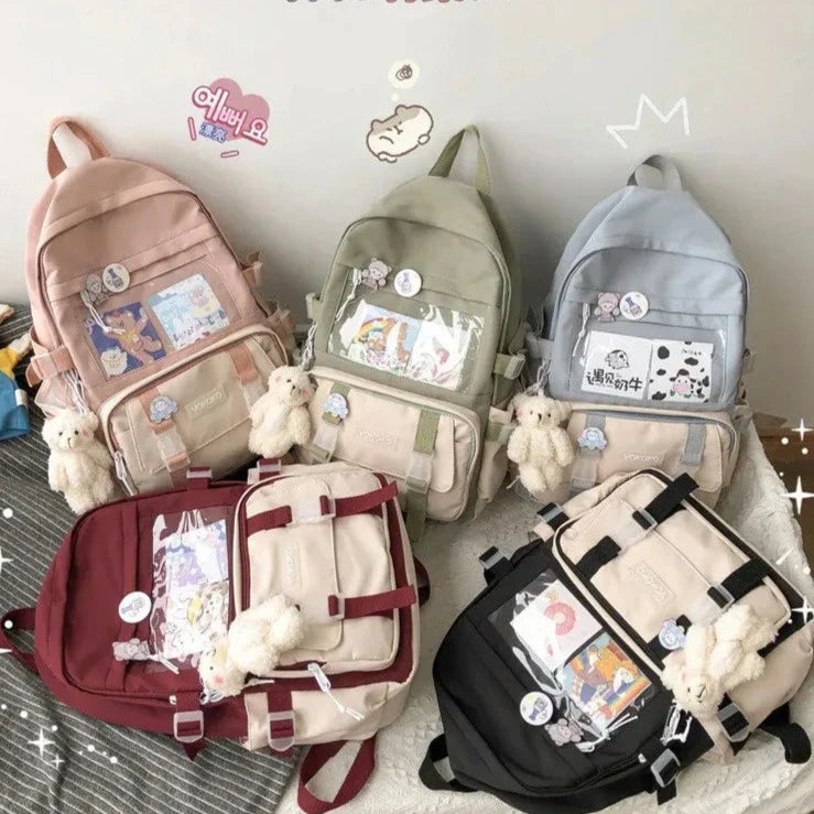 Kawaii Waterproof Laptop Backpack