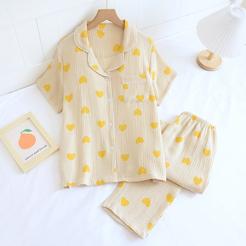 Pastel Heart Kawaii Pajamas