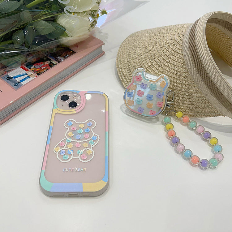 Coloful Bear Case for AirPods
