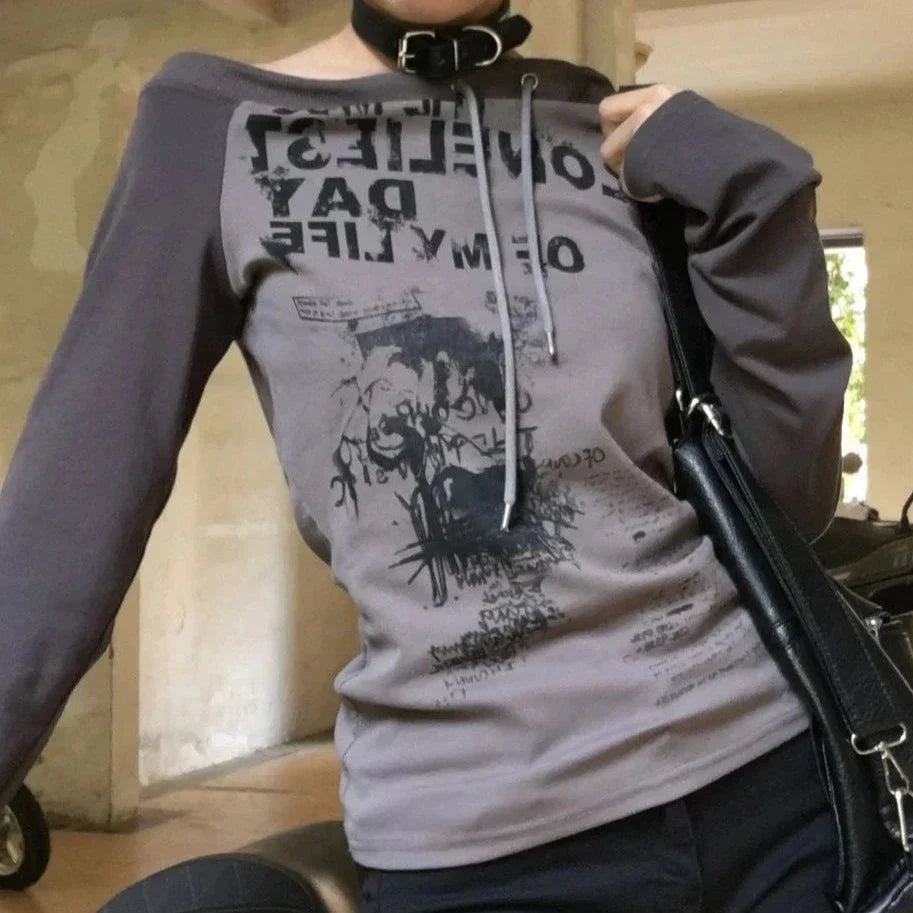 Y2K Vintage Longsleeve Top