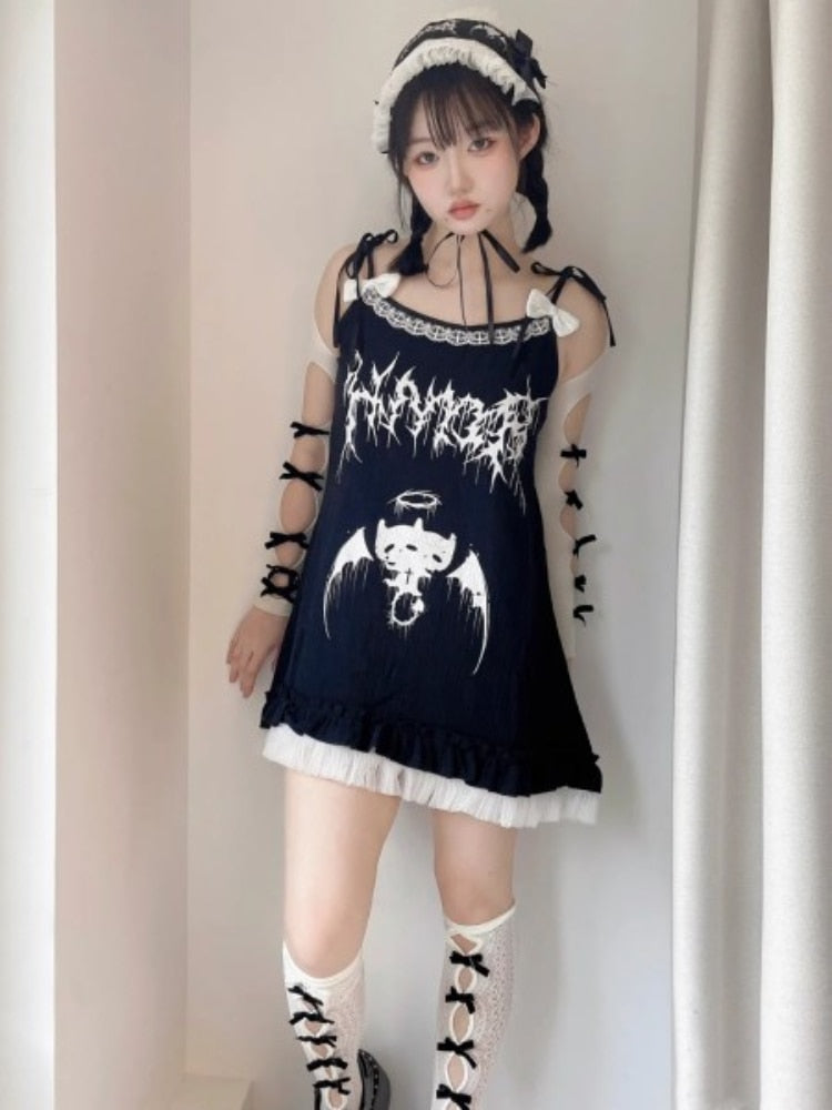 Y2k Gothic Punk Dress