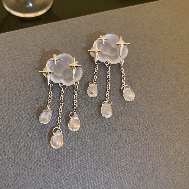 Geometric Water Drop Earrings