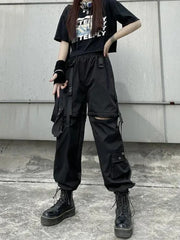 Gothic Techwear Cargo Pants