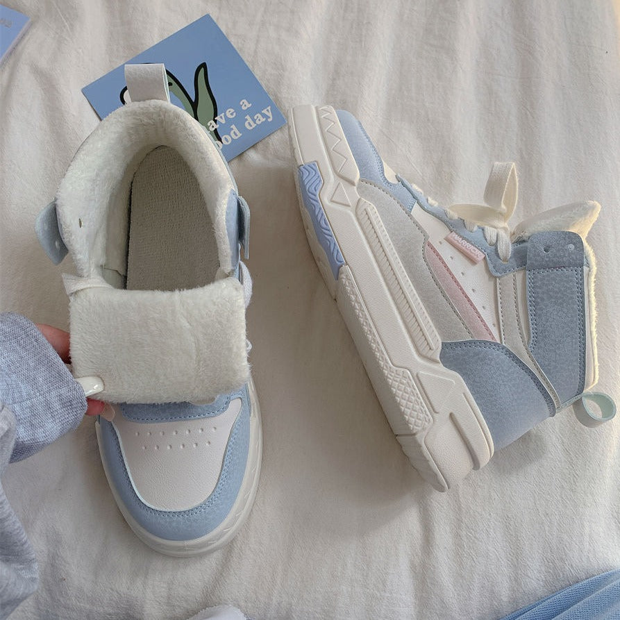 Macaron Color Warm Shoes