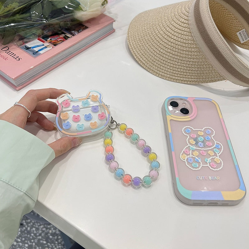 Coloful Bear Case for AirPods