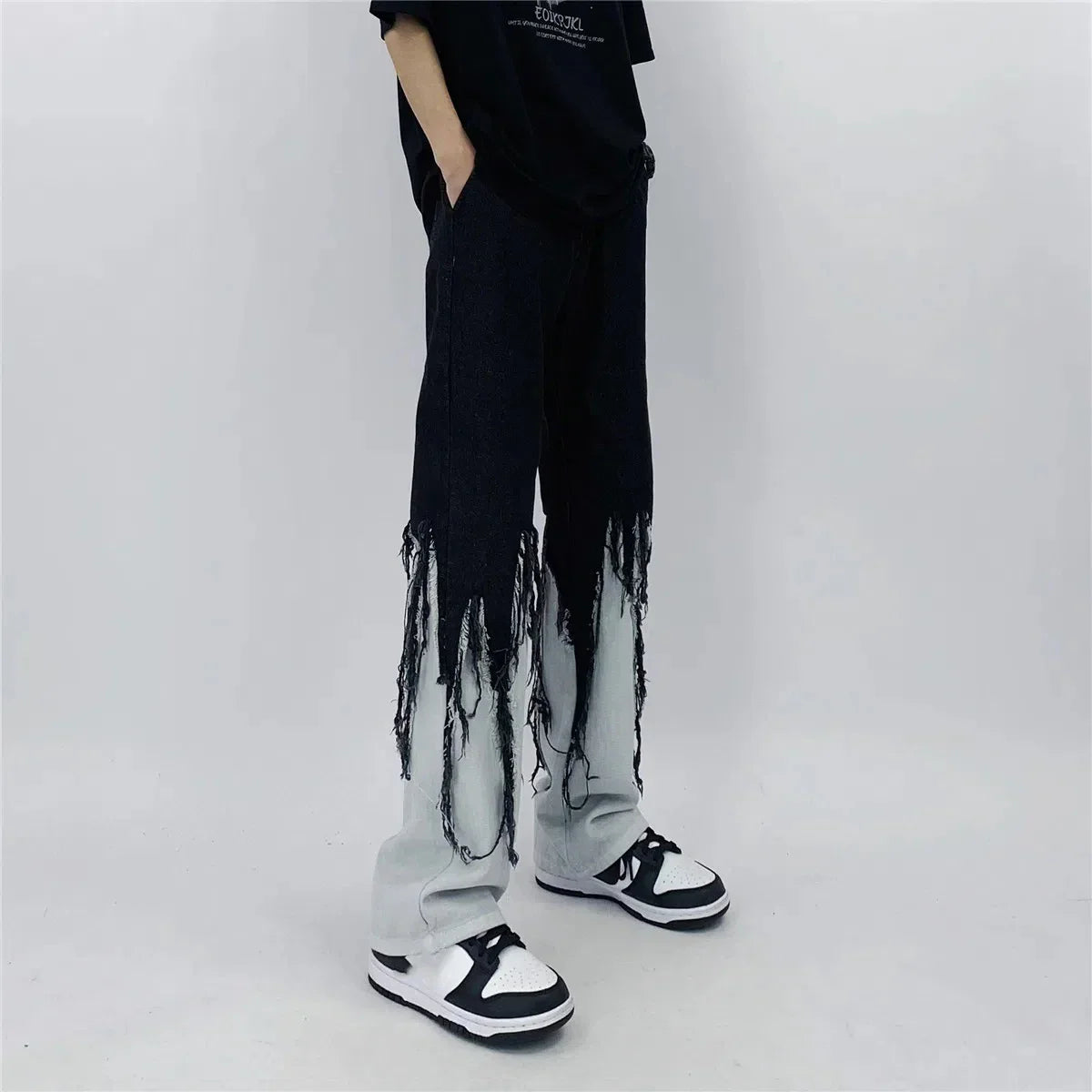 Japanese Loose Tassel Pants