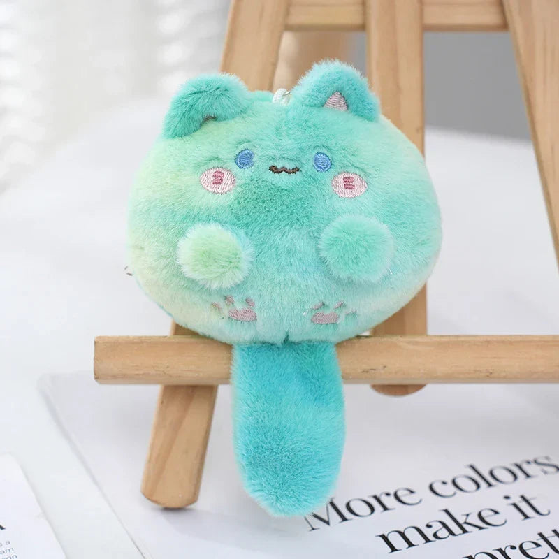 Kawaii Plush Cat Keyring Toy
