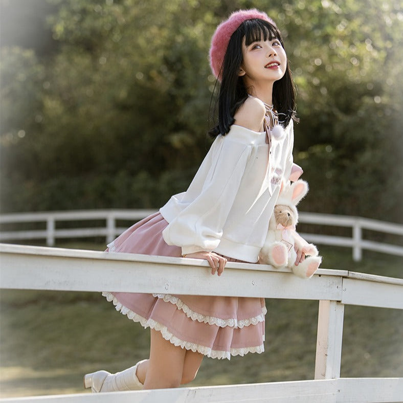 Pastel Goth Heart Sweater