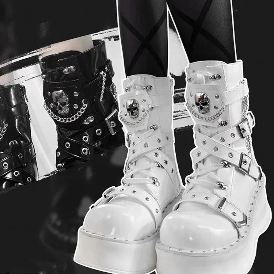 Punk Y2K Platform Boots