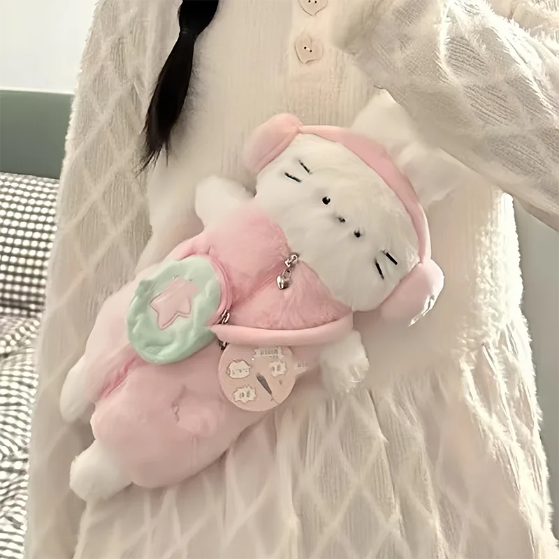 Kawaii Plush Headphone Cat Sling Bag