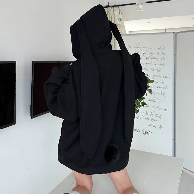 Kawaii Big Bunny Ears Oversized Hoodie