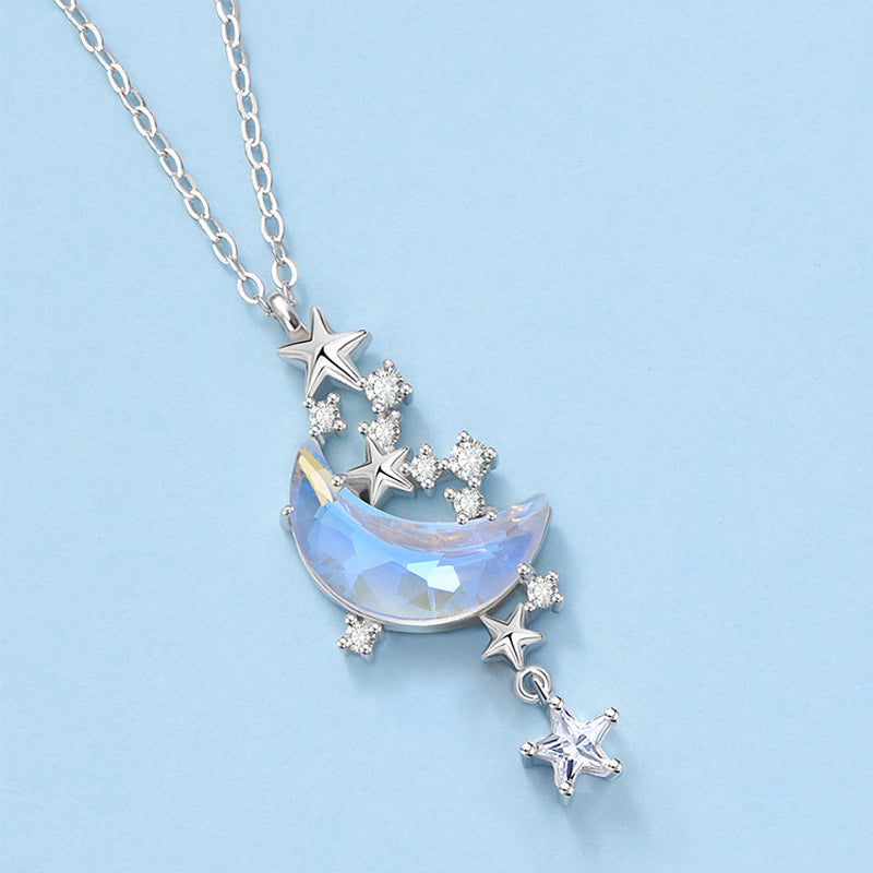 Mystic Moon Pendant Necklace