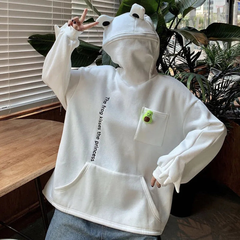 Kawaii Frog Hoodie