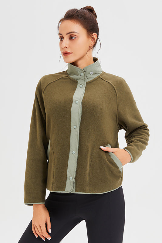 Women Winter Fleece Warm Sports Jacket