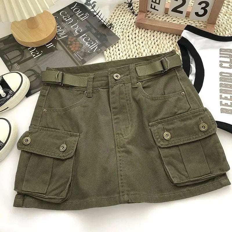 Y2K Vintage Denim Mini Skirt