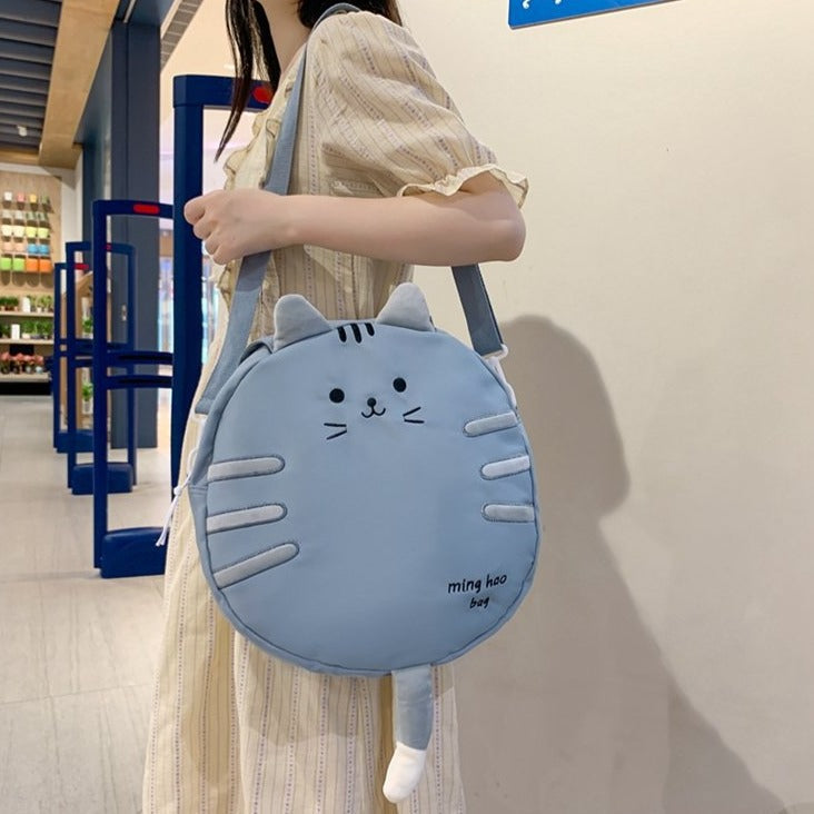 Kawaii Cat Circle Handbag