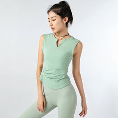 V-Neck Sleeveless Women's Yoga & Fitness Top