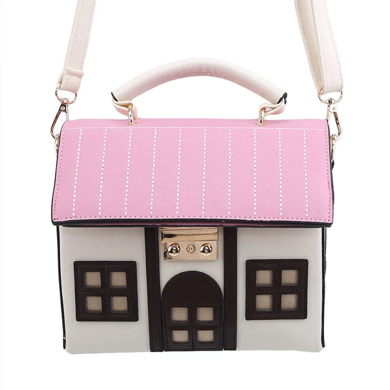 Cute House Shaped Handbag
