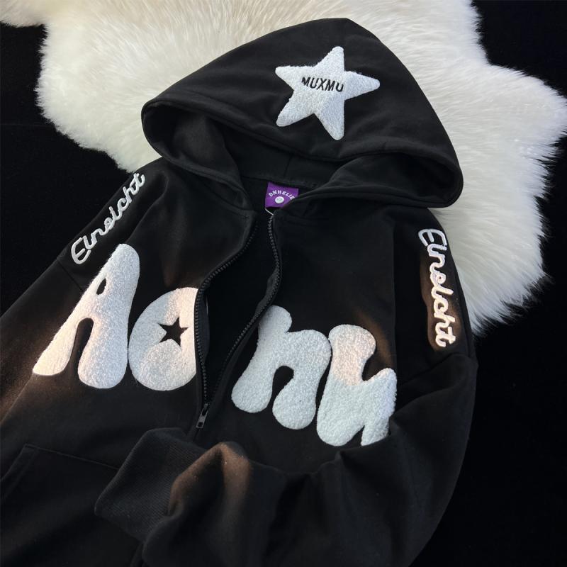 Y2K Harajuku Zipper Hoodie