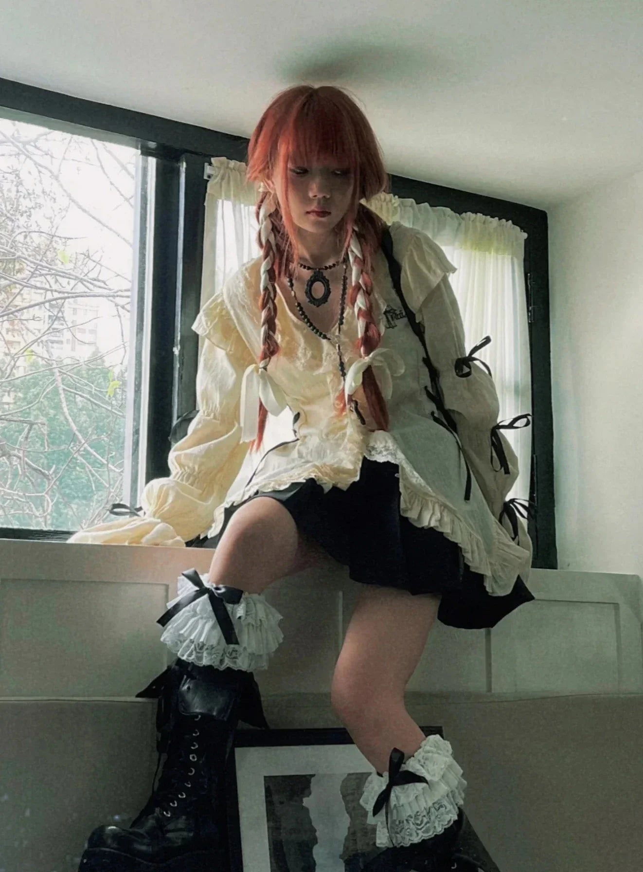 Y2K Oversized Lolita Blouse