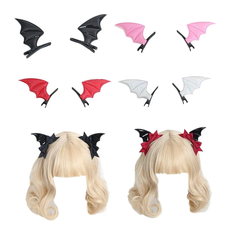 Halloween Bat Wings Hairpins