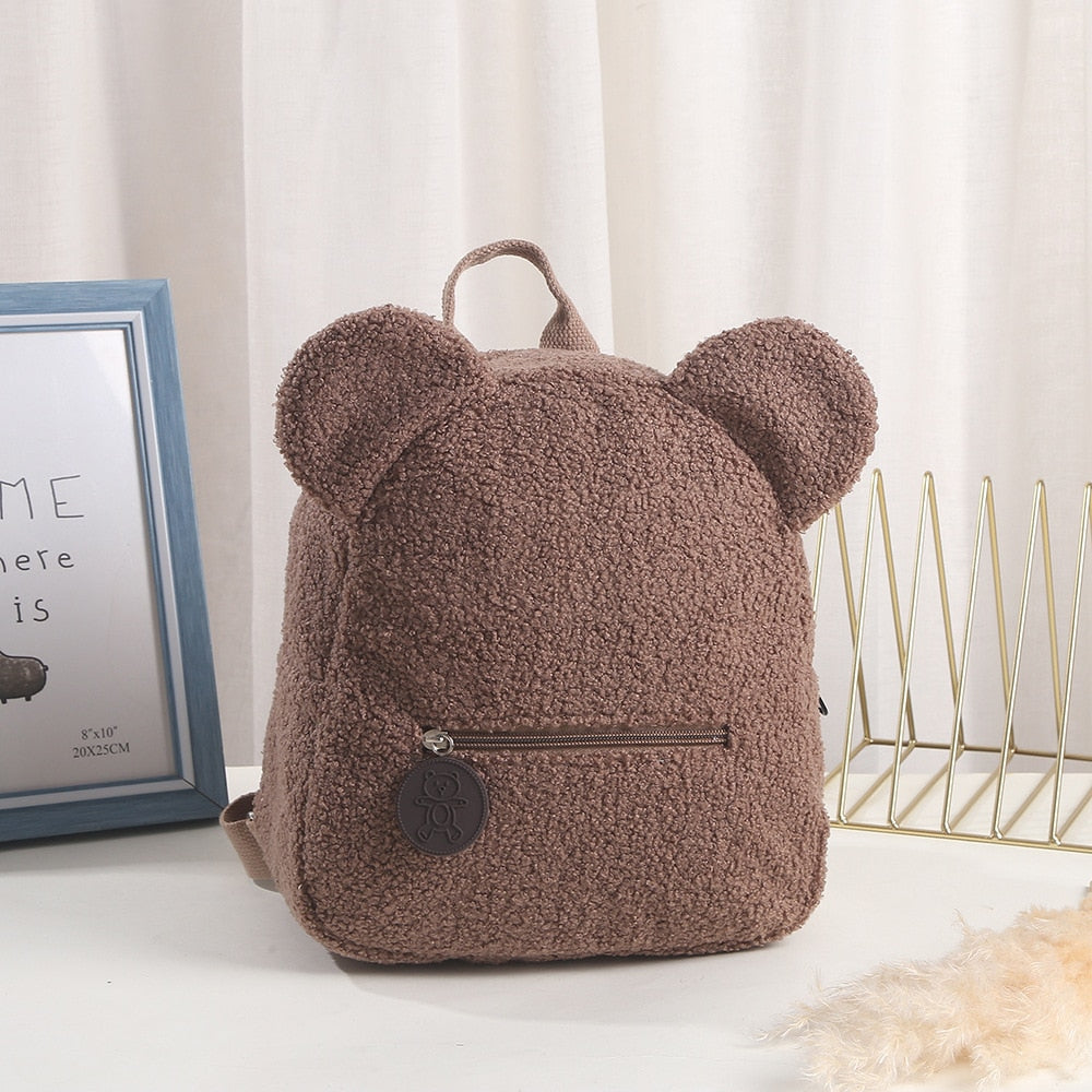Fluffy Bear Backpack