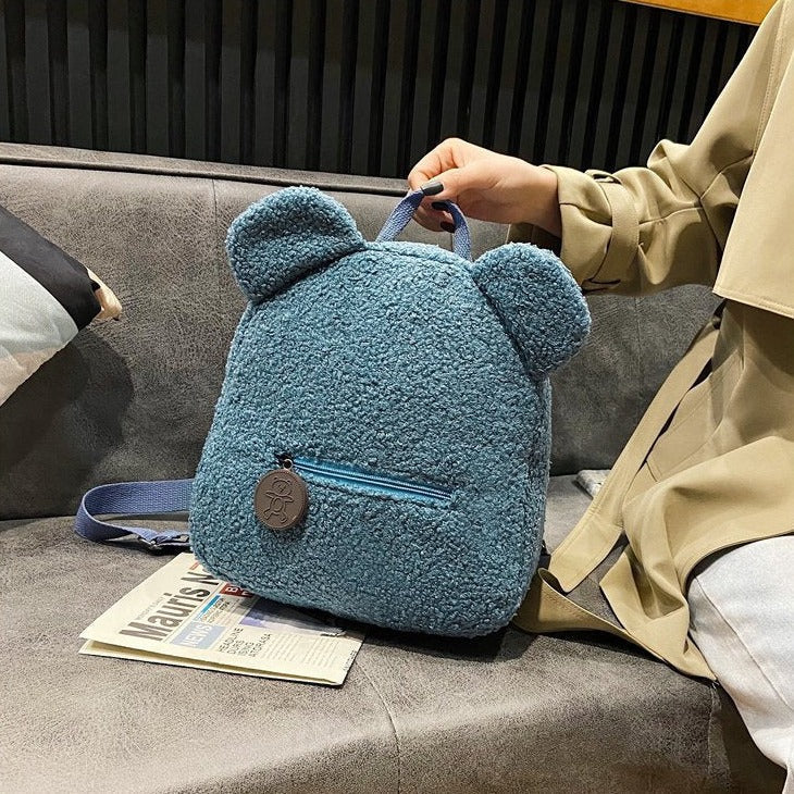 Fluffy Bear Backpack