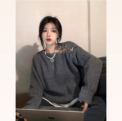 Y2K Grunge Oversized Sweater