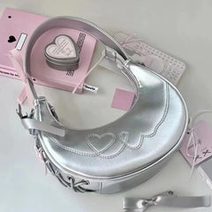 Cute Lolita Silver Bag
