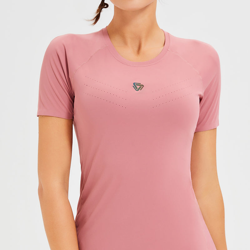 Women's Quick Drying Breathable Holes Yoga Top