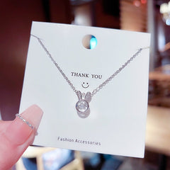 Cute Bunny Pendant Necklace