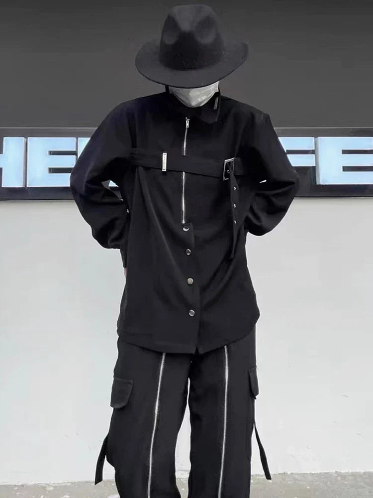 Techwear Gothic Zipper Jacket