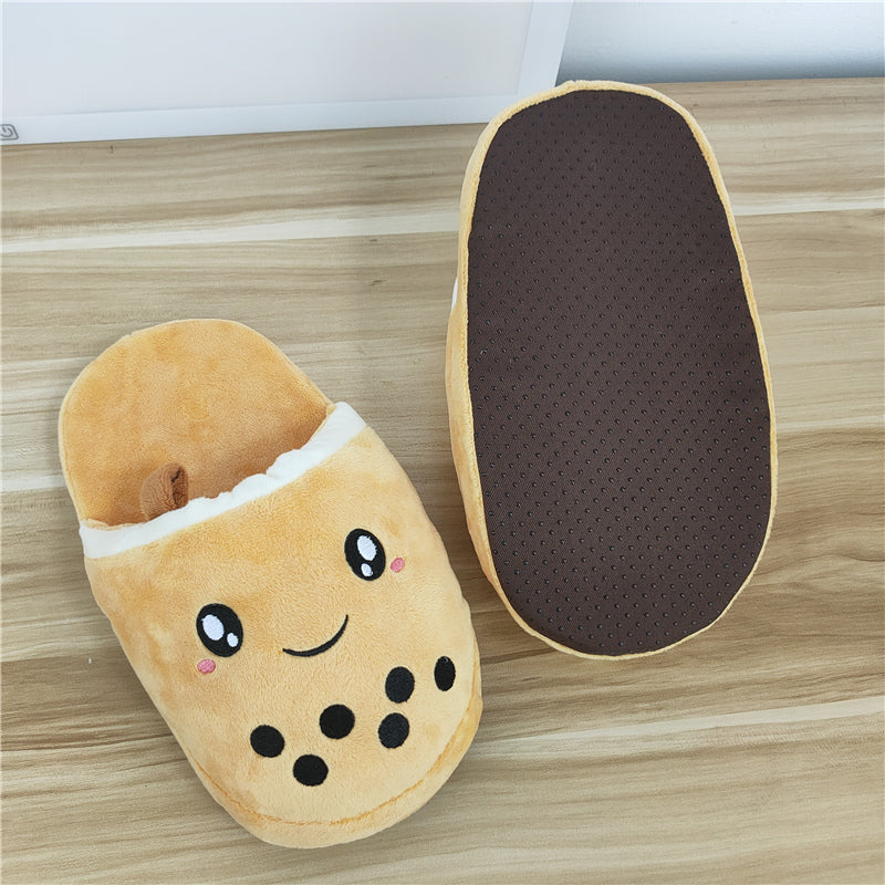 Kawaii Bubble Tea Slippers