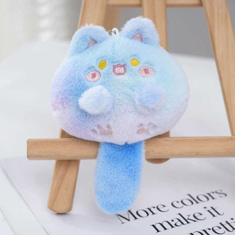 Kawaii Plush Cat Keyring Toy