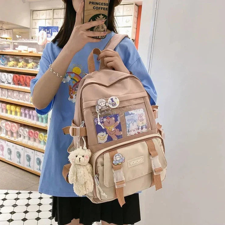 Kawaii Waterproof Laptop Backpack