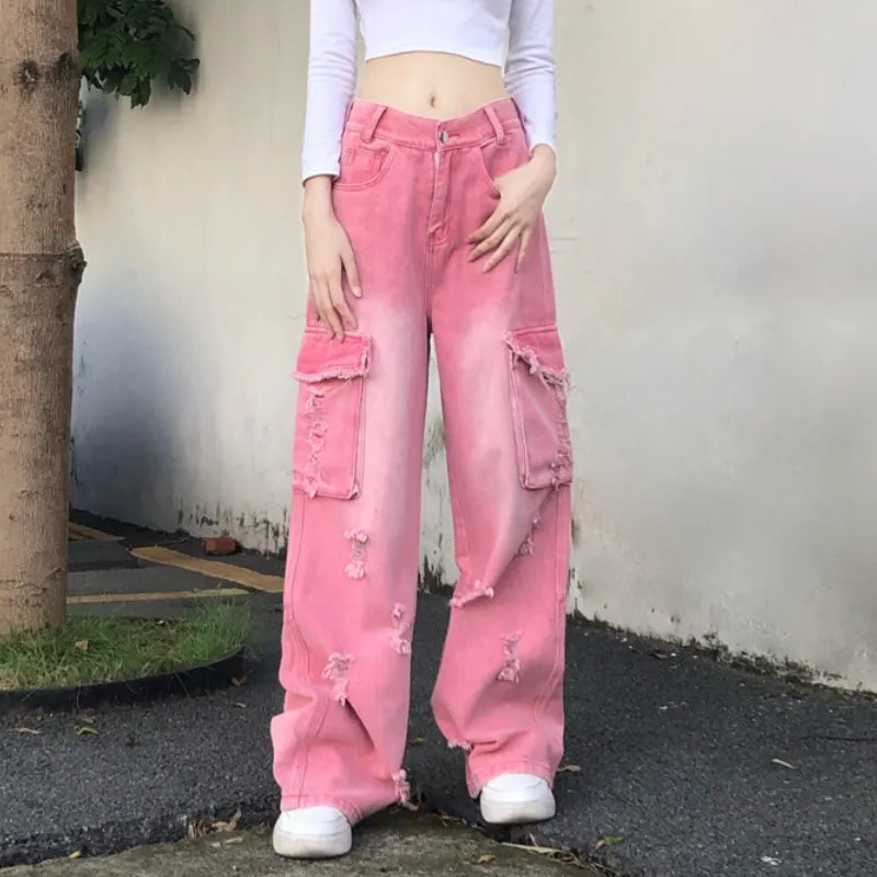High Waist Wide Jeans