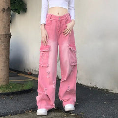 High Waist Wide Jeans